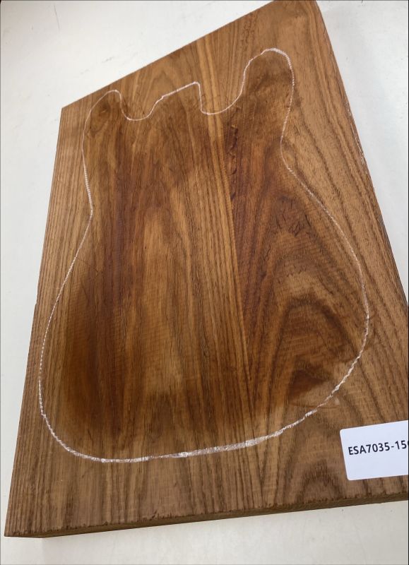 Body Swamp Ash, 3-pcs., Choco thermo-treated, Unique Piece #156
